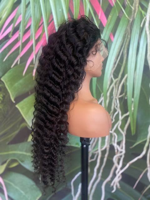 RAW DEEP WAVE FRONTAL LACE WIG